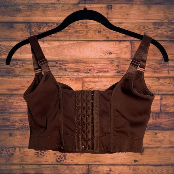 5 for $25🔥36C Brown Deep V Bra - Picture 2 of 7